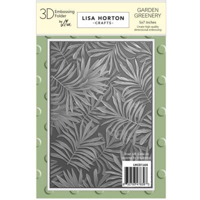 Lisa Horton Crafts 3D Embossing Folder - Garden Greenery